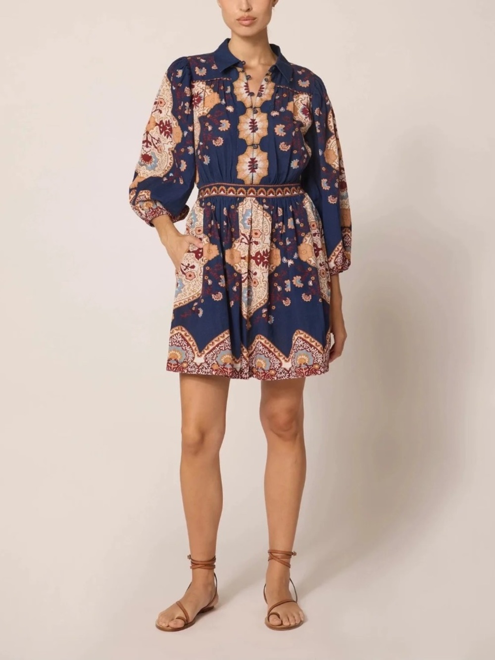 NWT Cleobella Leigh Linen Mini Dress | Size XS